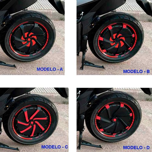 Adornos adhesivos para la rueda de atrás: Silence y Seat Mó