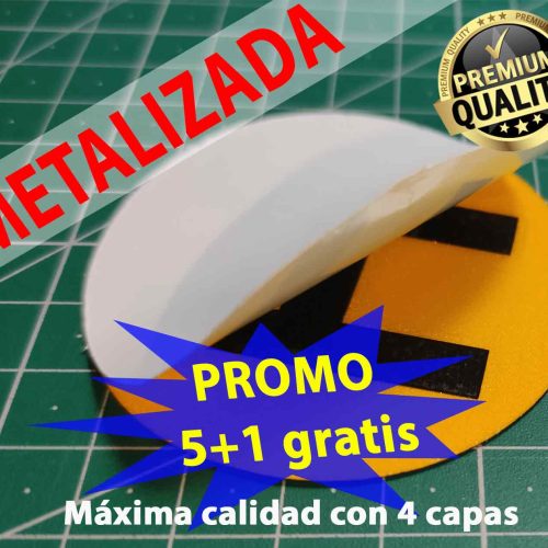 Pegatina H Homologada 2025 – Distintivo Vehículo Histórico para Cristal Delantero (60 mm)