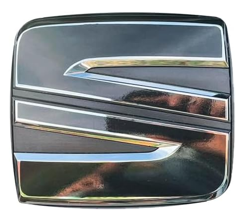 Vinilo logo SEAT León MK4 negro brillo instalado en frontal