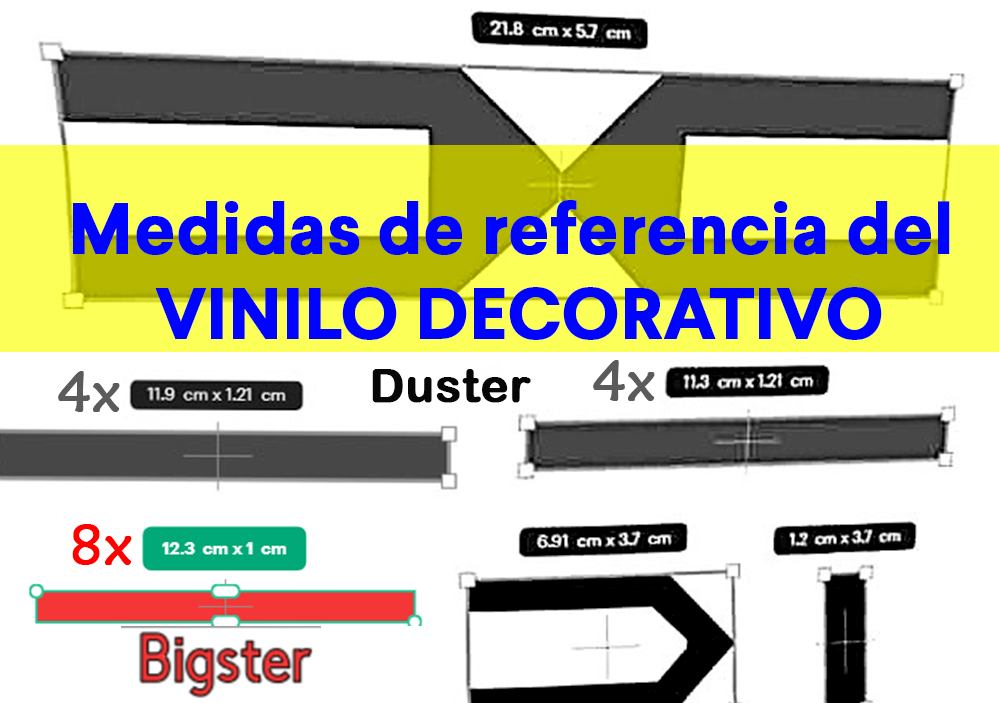 Pegatinas Vinilo Dacia Bigster 2025–2026 | Emblema Frontal y Letras Portón - Imagen 7