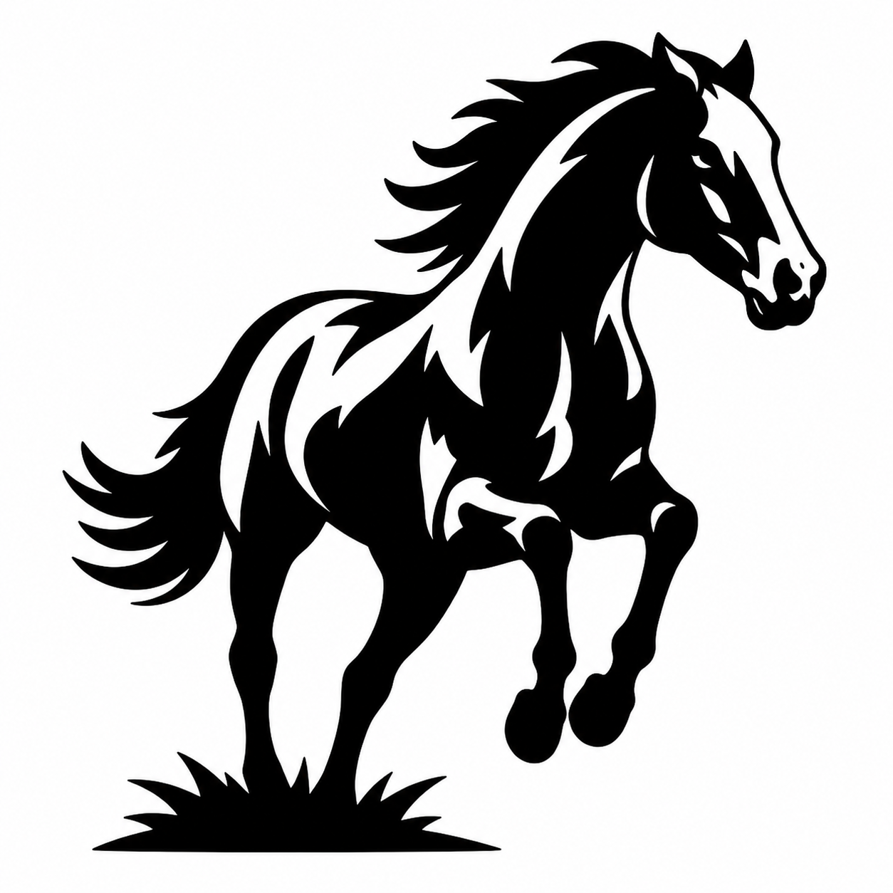 Caballo saltando