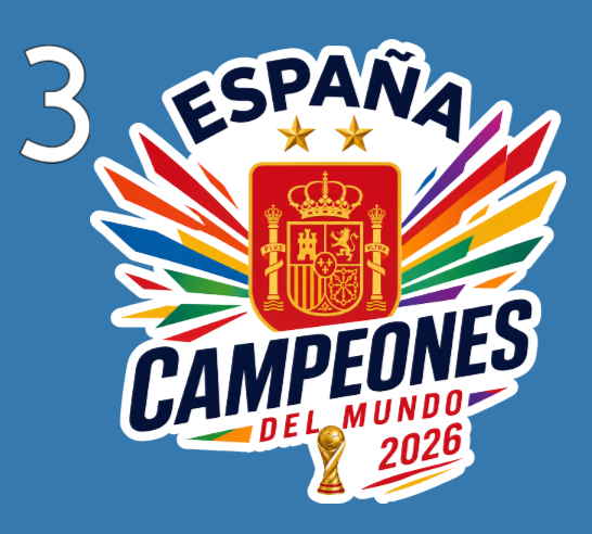 Pegatina España campeona del mundo 2026 – Segunda estrella - Imagen 4