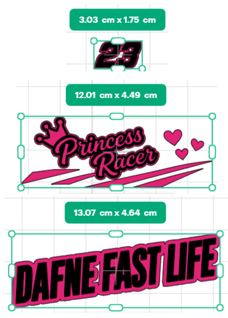 6 pegatinas personalizadas a 2 colores - Imagen 2