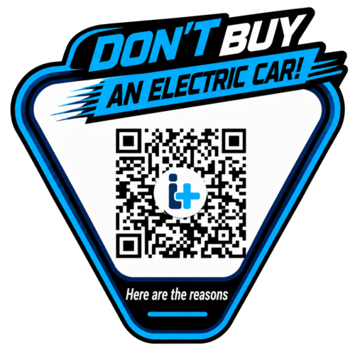 “Do not buy an electric car” interactive QR sticker